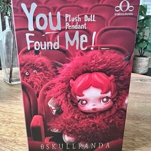 Skullpanda Plush Doll Pendant. Sneaky Chestnut. Authentic PopMart Skullpanda